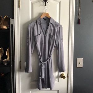 Express Shirt Dress. Grey. Size XS.